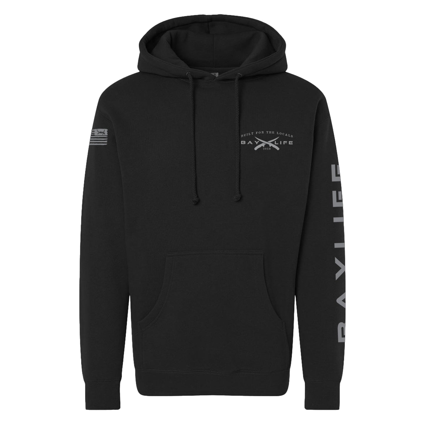 The Nanticoke | Premium Heavyweight Hoodie | Midnight Black