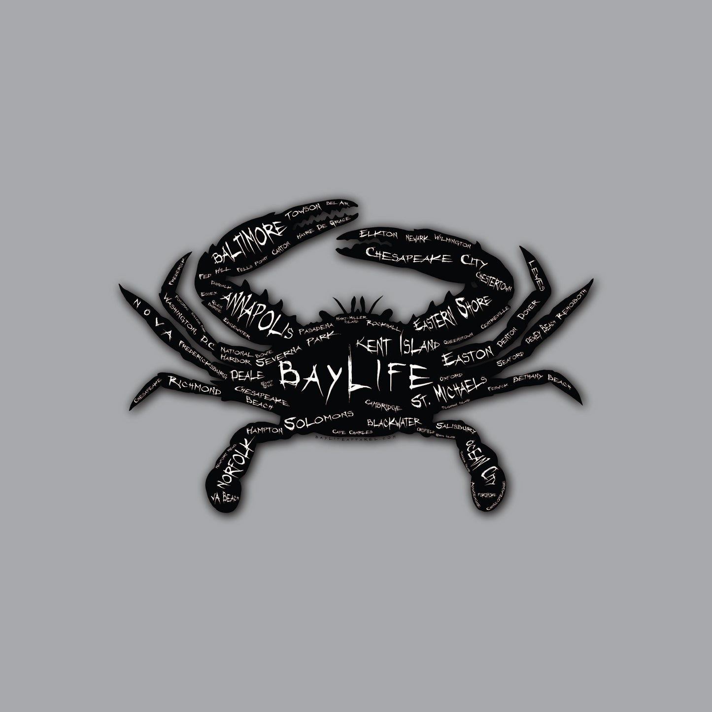 All-Weather Vinyl Sticker | Crabtowns of the Bay
