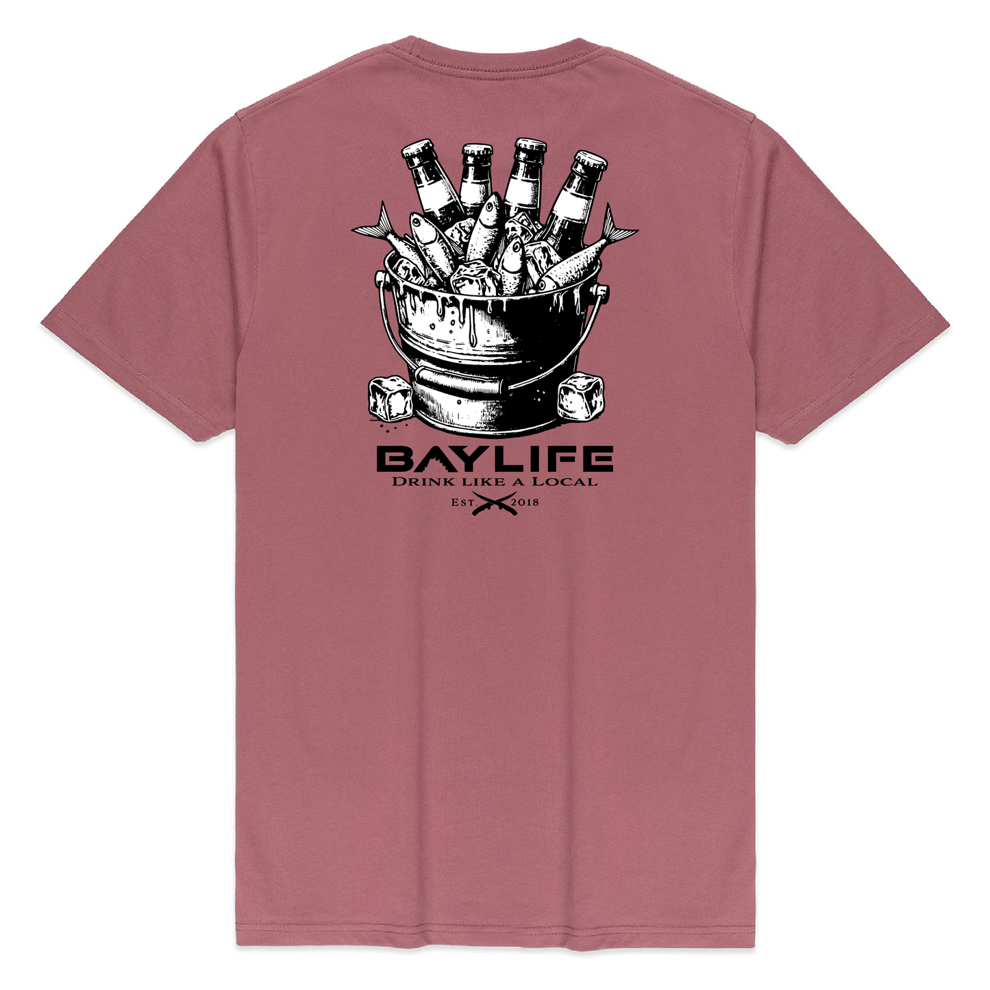 DRINK LIKE A LOCAL PREMIUM SHORT SLEEVE SHIRT | DUSTY ROSE