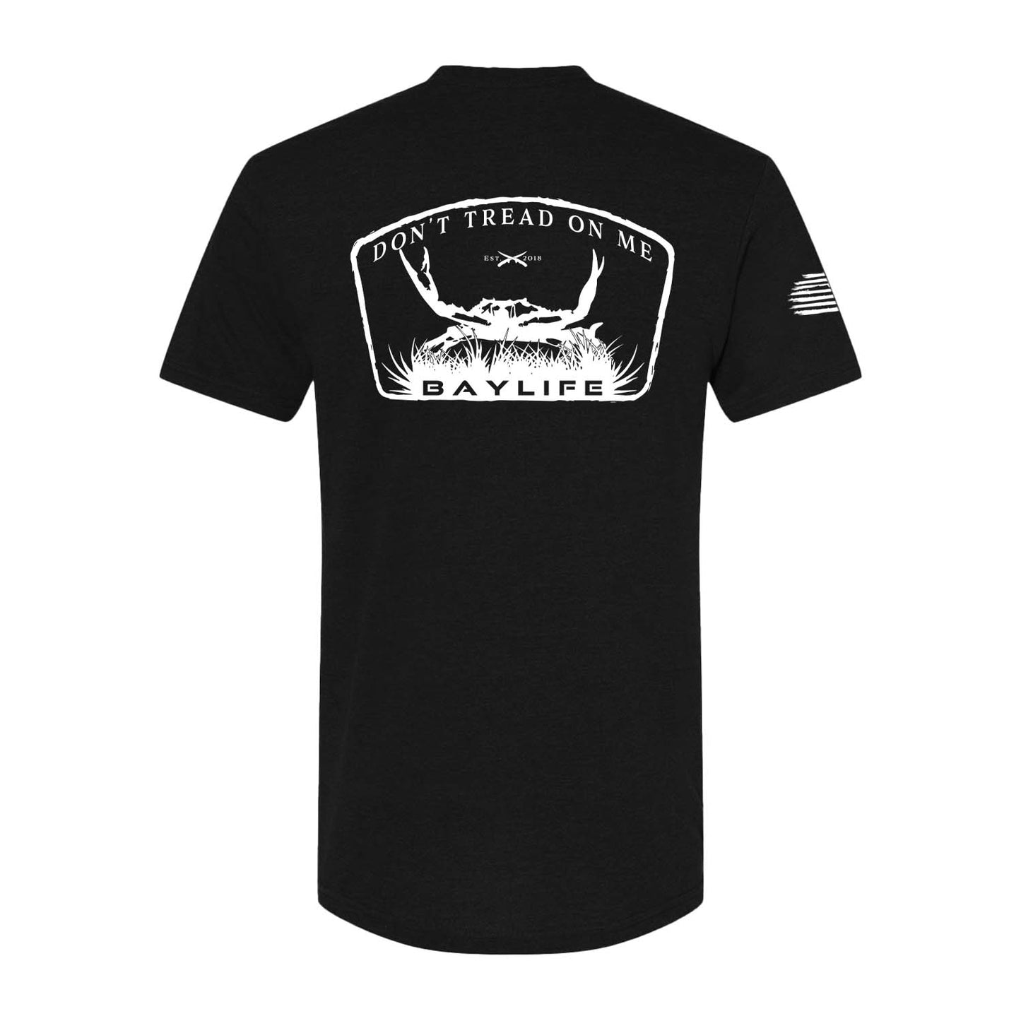 Gadsden Crab | Ultra Soft Comfy Tee | Midnight Black