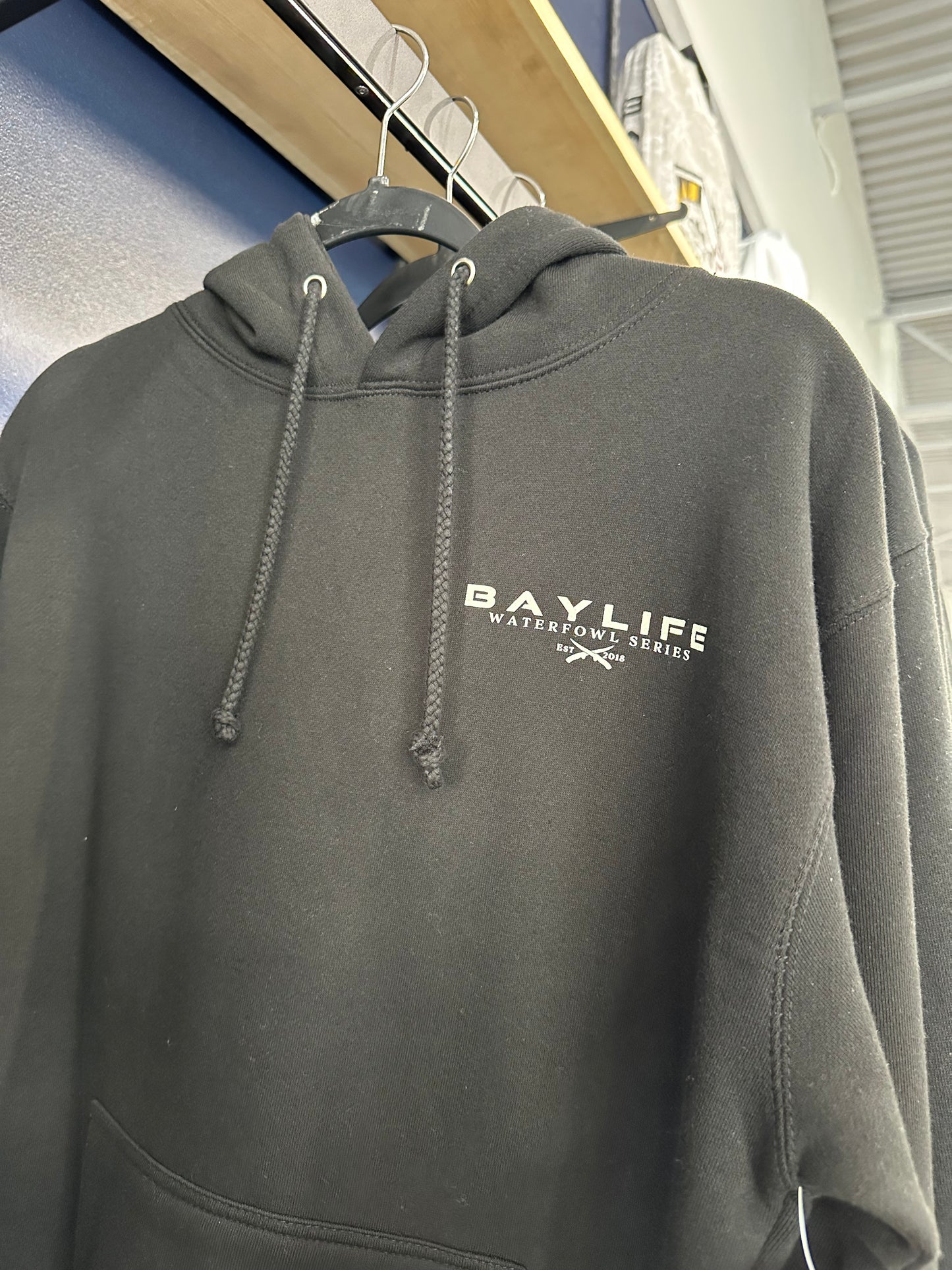 KEEP THE DOGS AT BAY WATERFOWL SERIES HEAVYWEIGHT PREMIUM HOODIE | BLACK