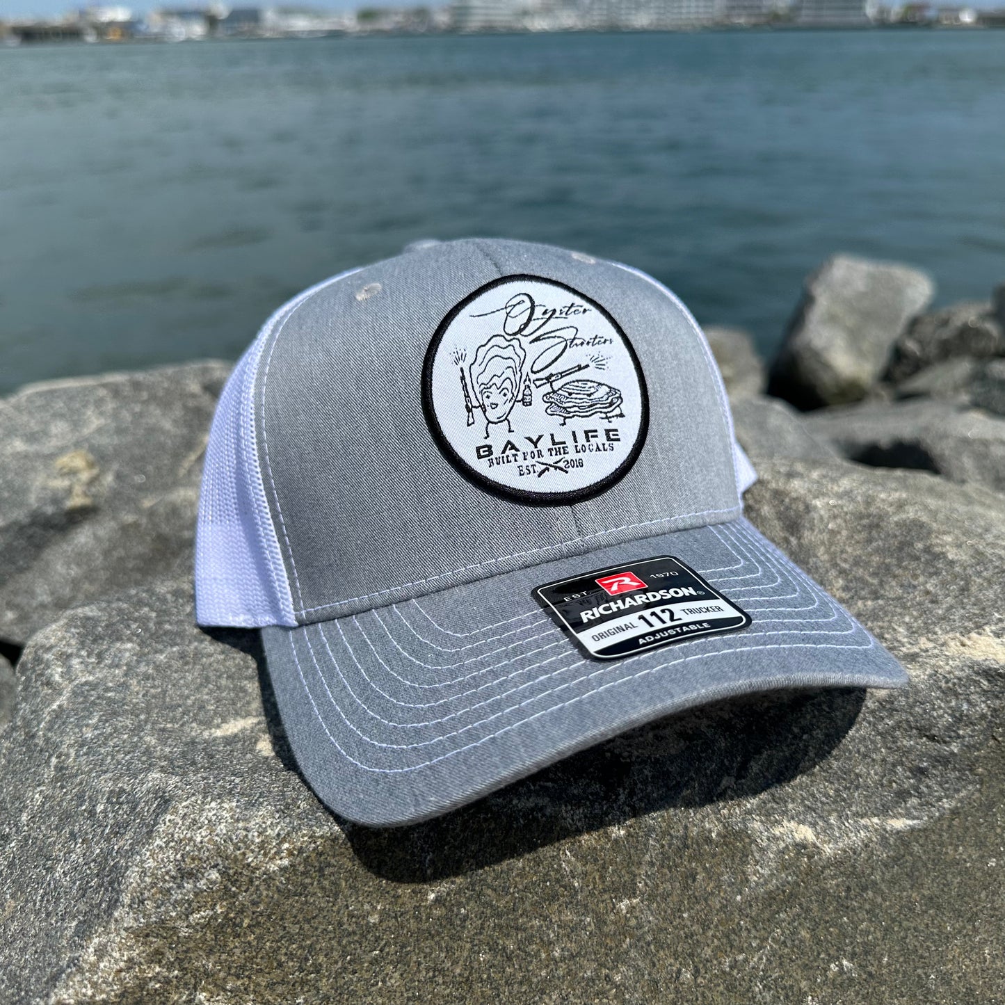 OYSTER SHOOTERS RICHARDSON 112 HAT | HEATHER GREY/WHITE