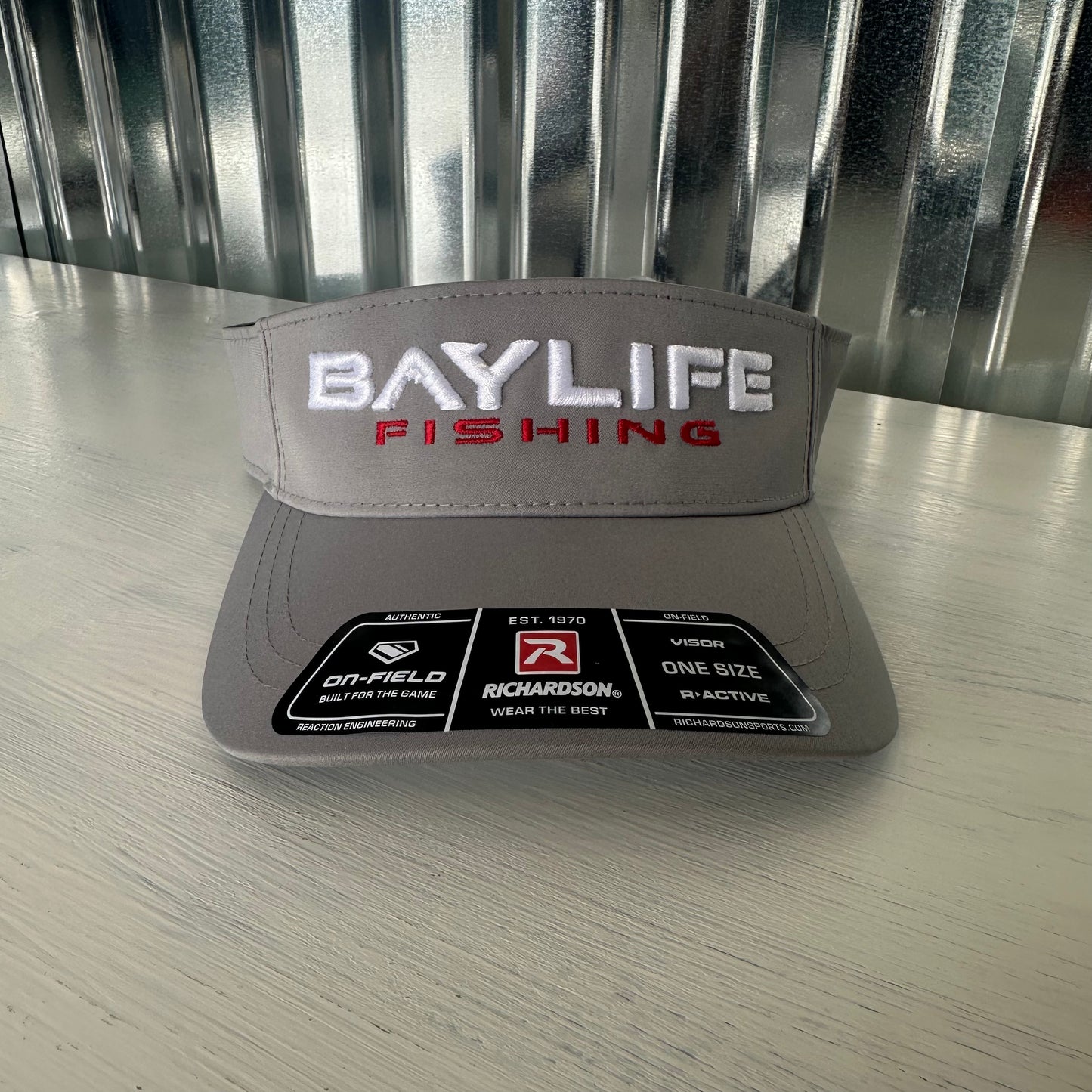 BAYLIFE FISHING PERFORMANCE RICHARDSON VISOR | CHARCOAL