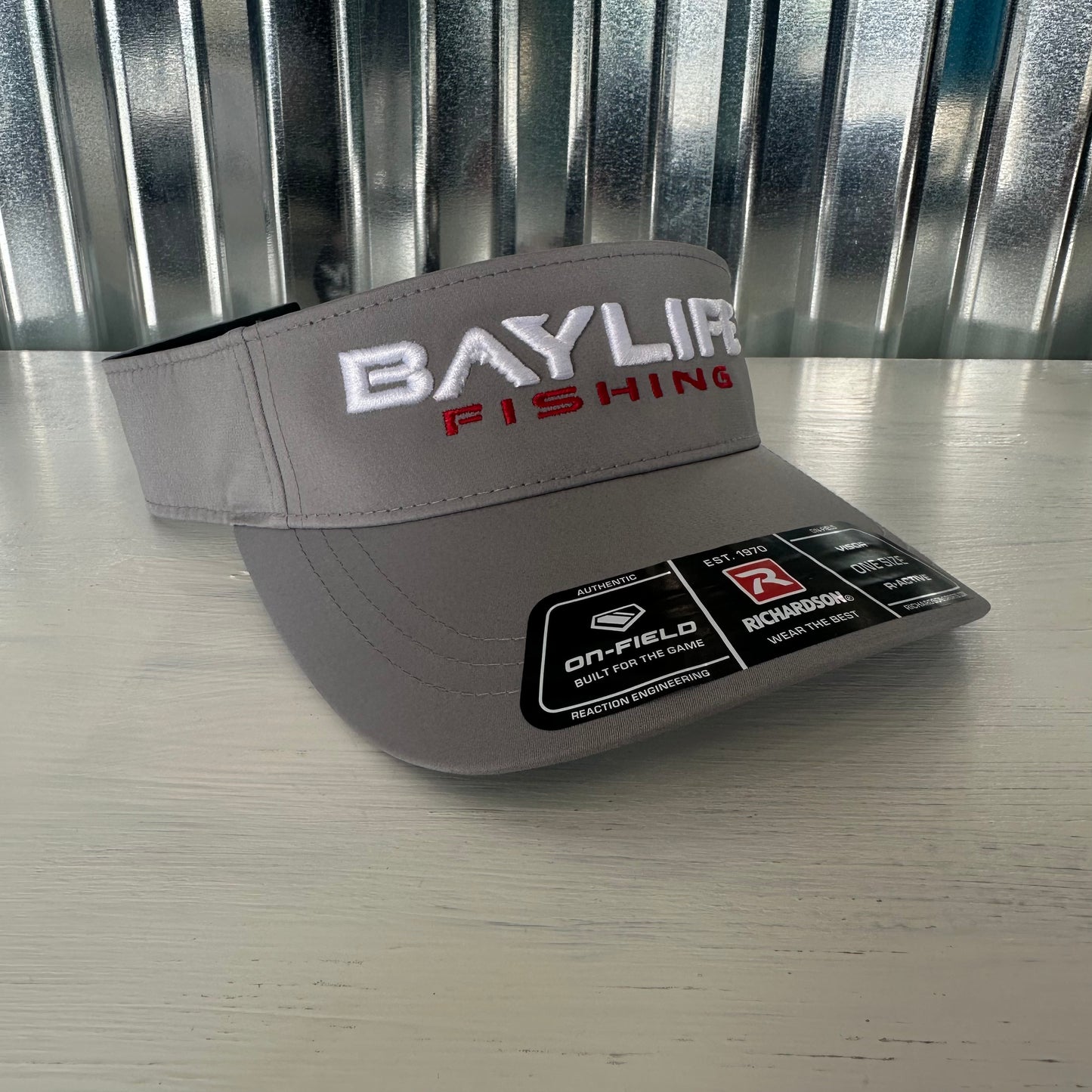 BAYLIFE FISHING PERFORMANCE RICHARDSON VISOR | CHARCOAL