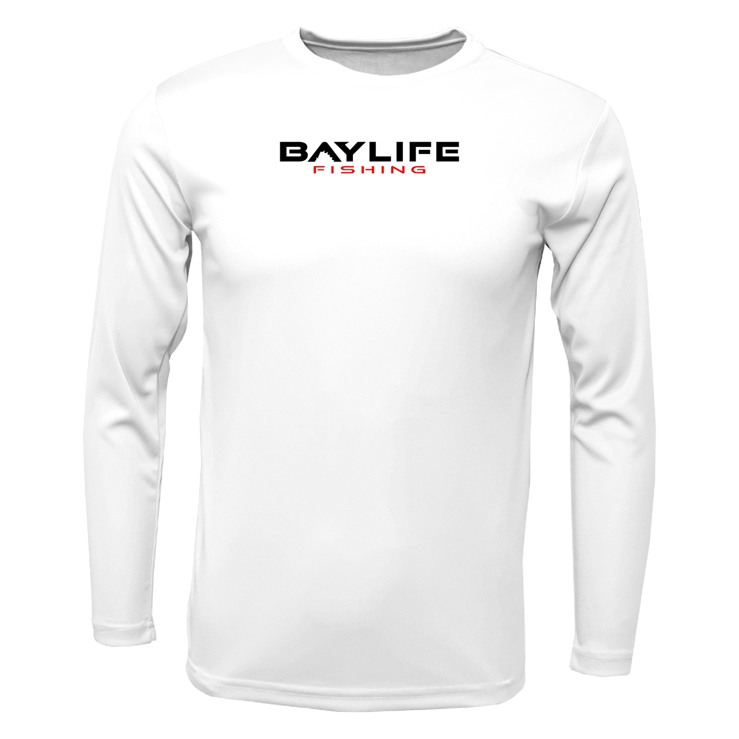 LIL' AMPS BENT RODS ROCKFISH TOURNAMENT PERFORMANCE LONG SLEEVE FISHING SHIRT | WHITE