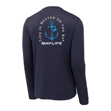 LIFE IS BETTER ON THE BAY PERFORMANCE LONG SLEEVE SHIRT