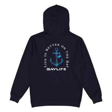LIFE IS BETTER ON THE BAY LUXURIOUS FLEECE HOODIE