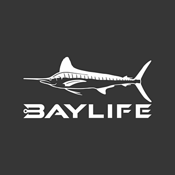 Bay Life Decal | White Marlin