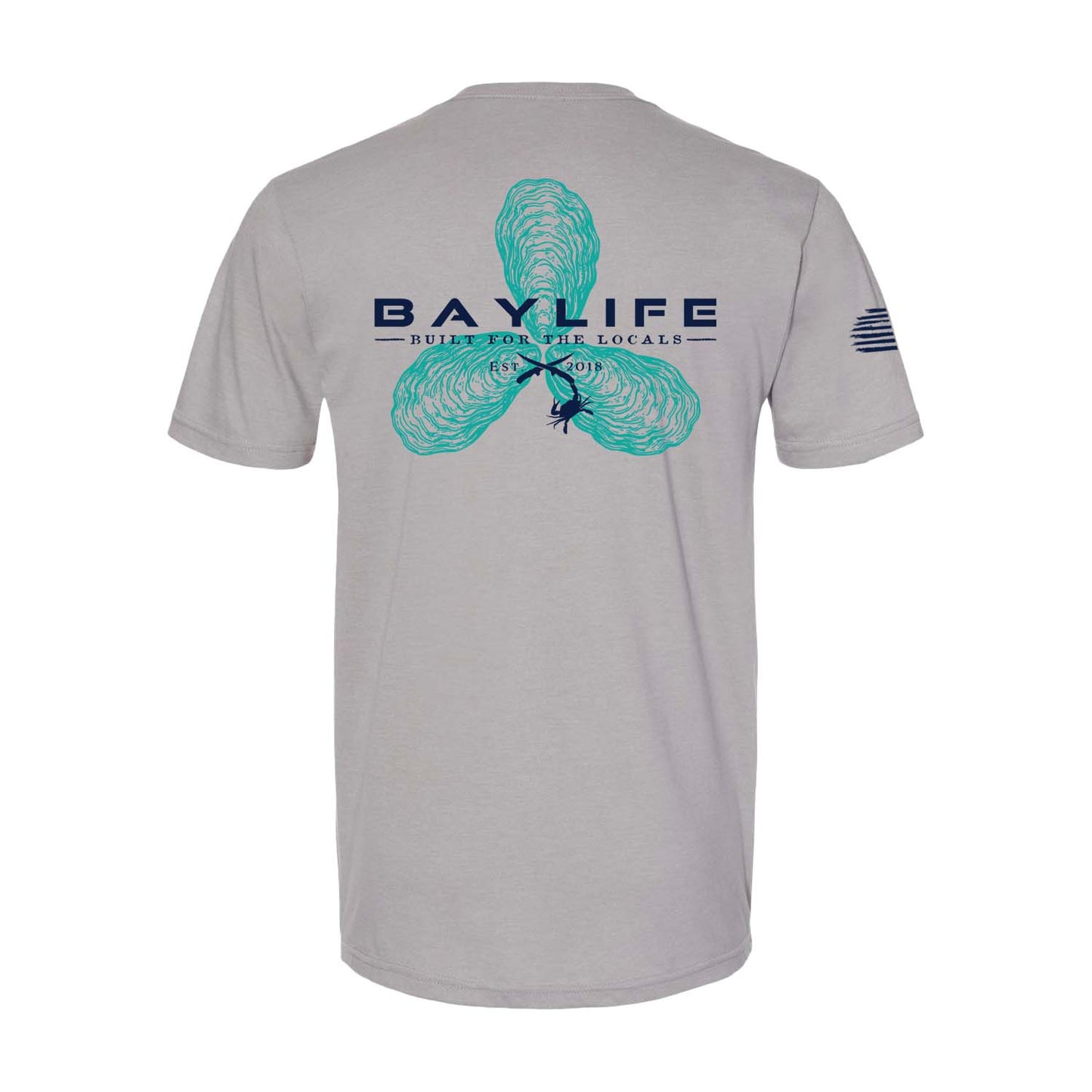 The Choptank | Ultra Soft Comfy Tee | Cement Grey