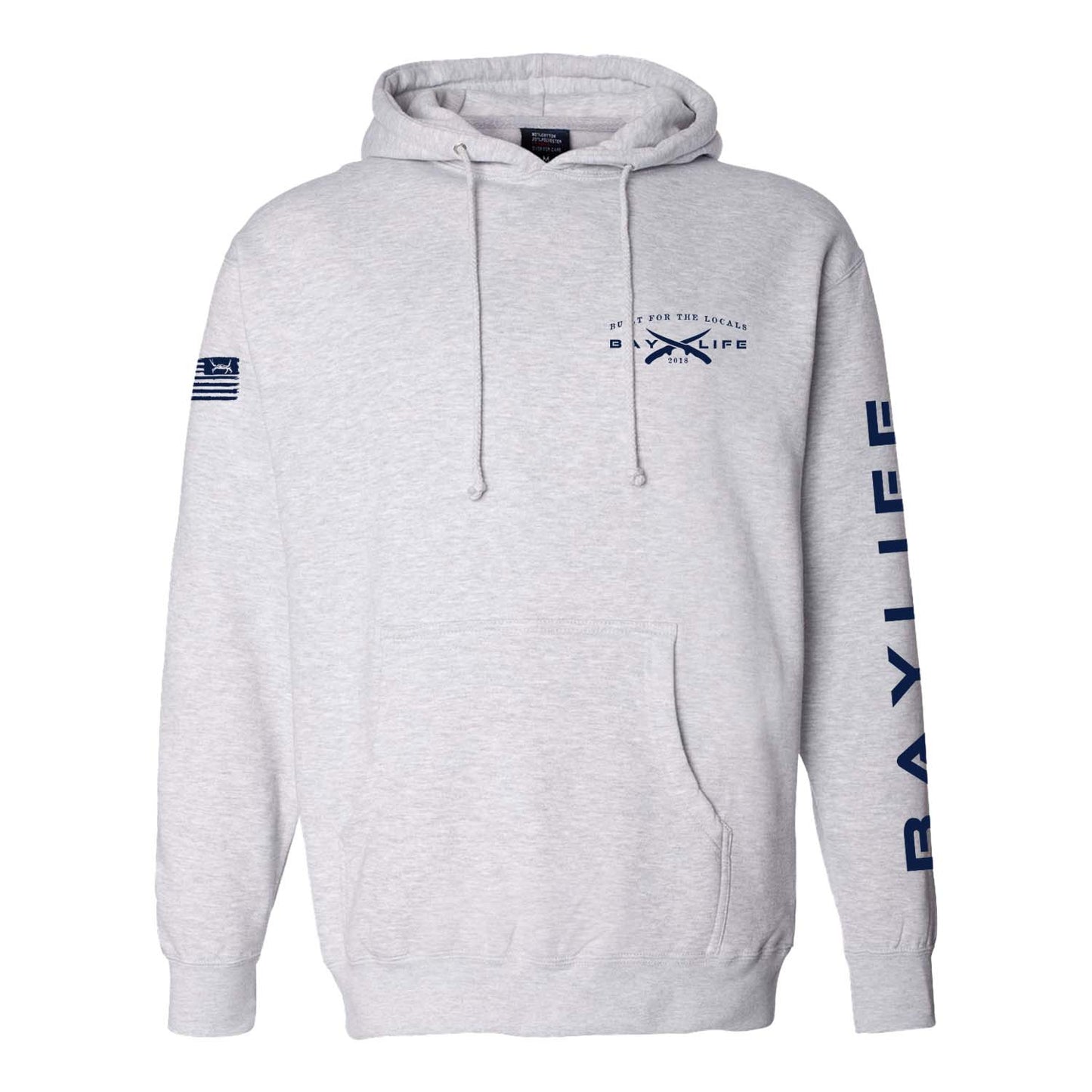 The Choptank | Premium Heavyweight Hoodie | Heather Grey