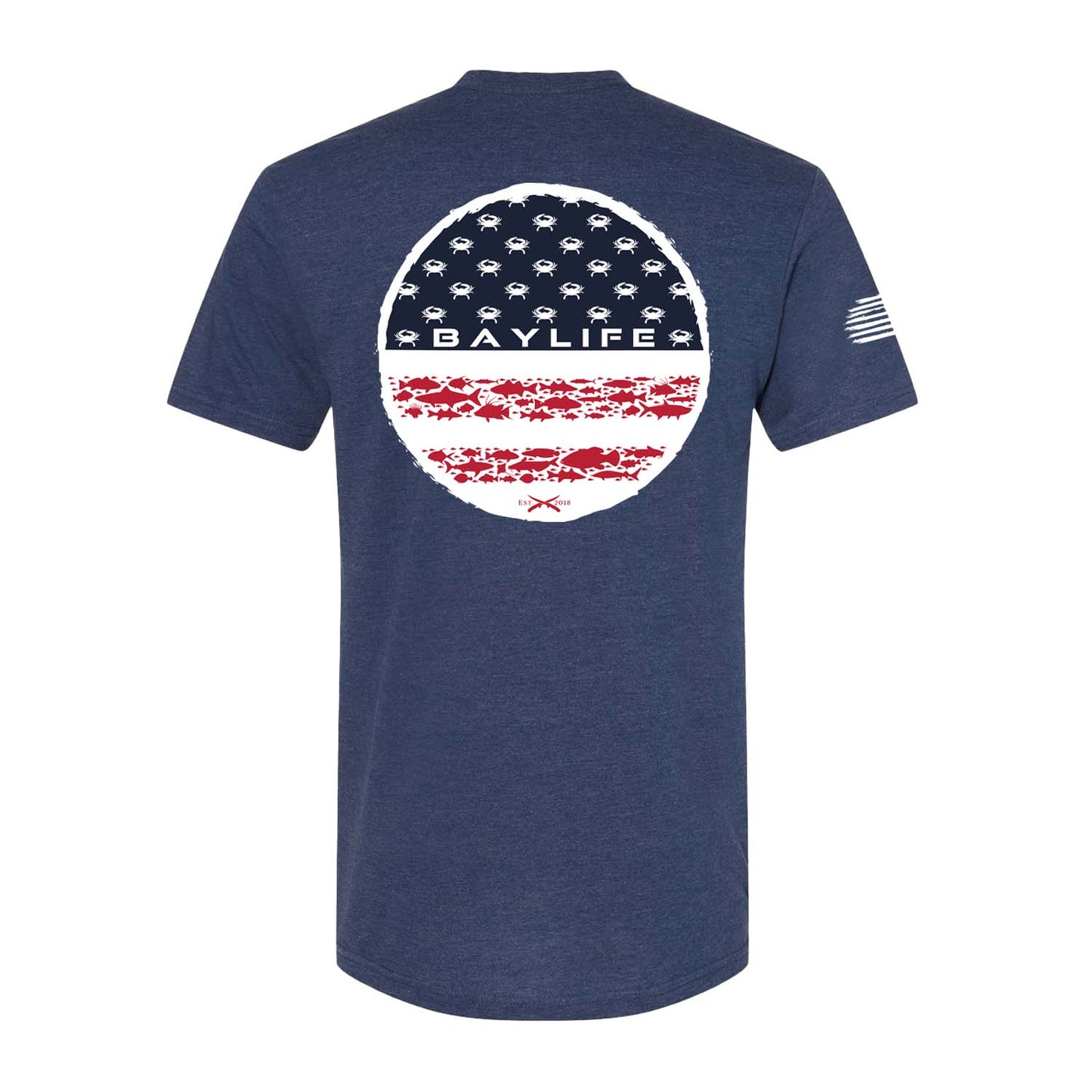 U.S. of Bay | Ultra Soft Comfy Tee | Navy Mist