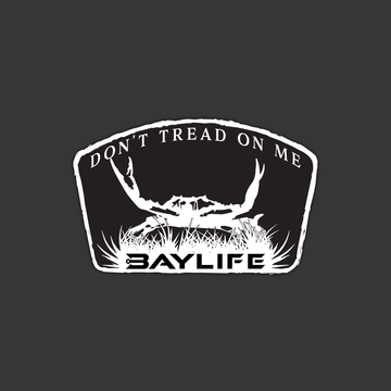 Bay Life Sticker | Don't Tread on Me Crab