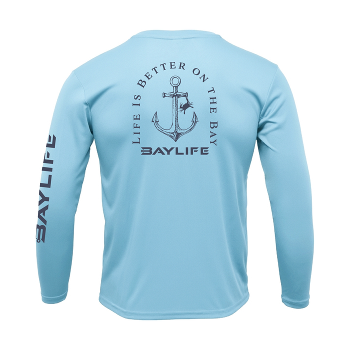LIFE IS BETTER ON THE BAY UPF 50+ PERFORMANCE SUN SHIRT