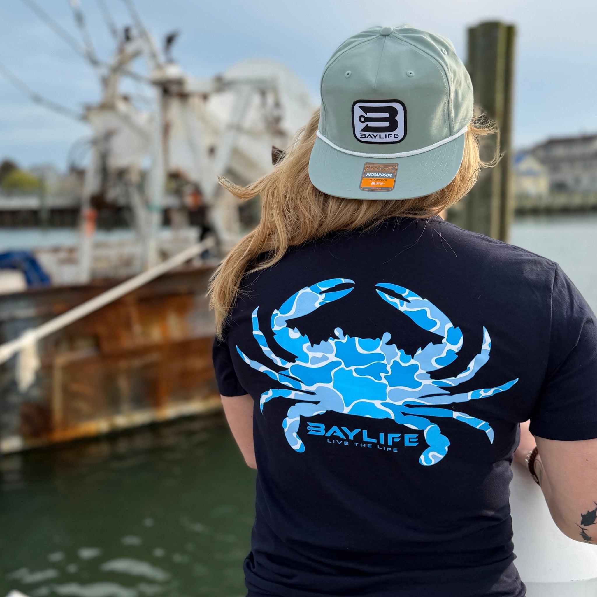 CRAB CAMO PREMIUM COTTON TEE