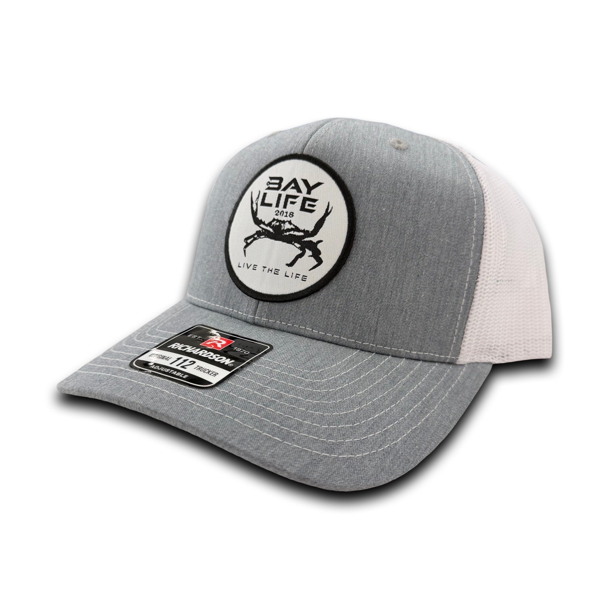BAYLIFE CRAB HAT | HEATHER GREY/WHITE