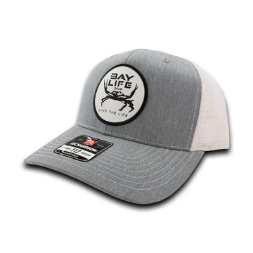 BAYLIFE CRAB HAT | HEATHER GREY/WHITE