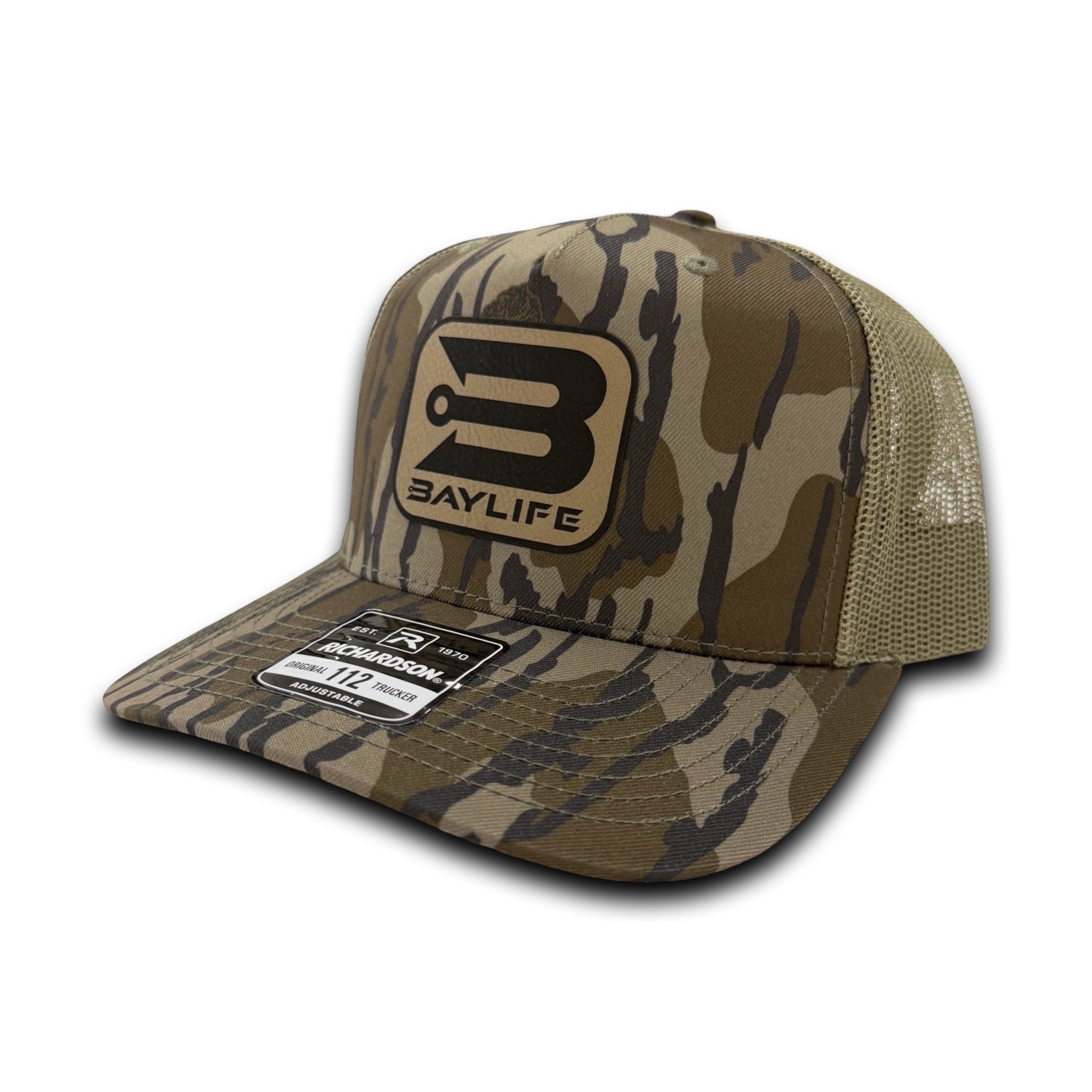 BAYLIFE “B” HAT | BOTTOMLAND CAMO