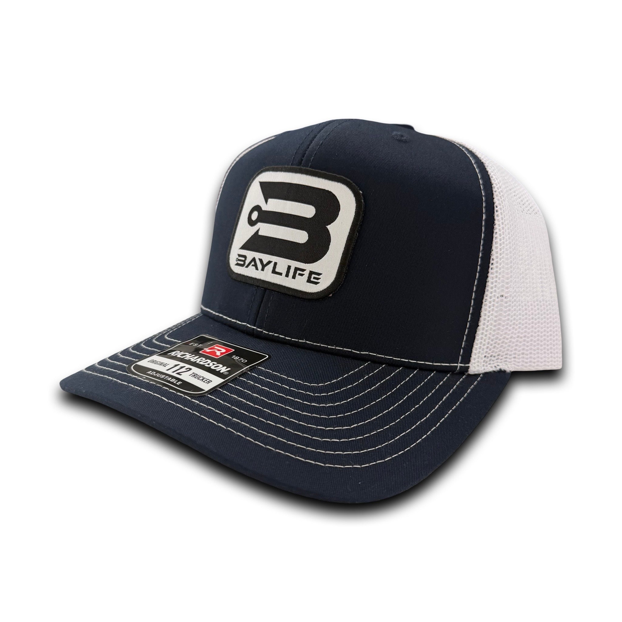 BAYLIFE “B” HAT | NAVY/WHITE