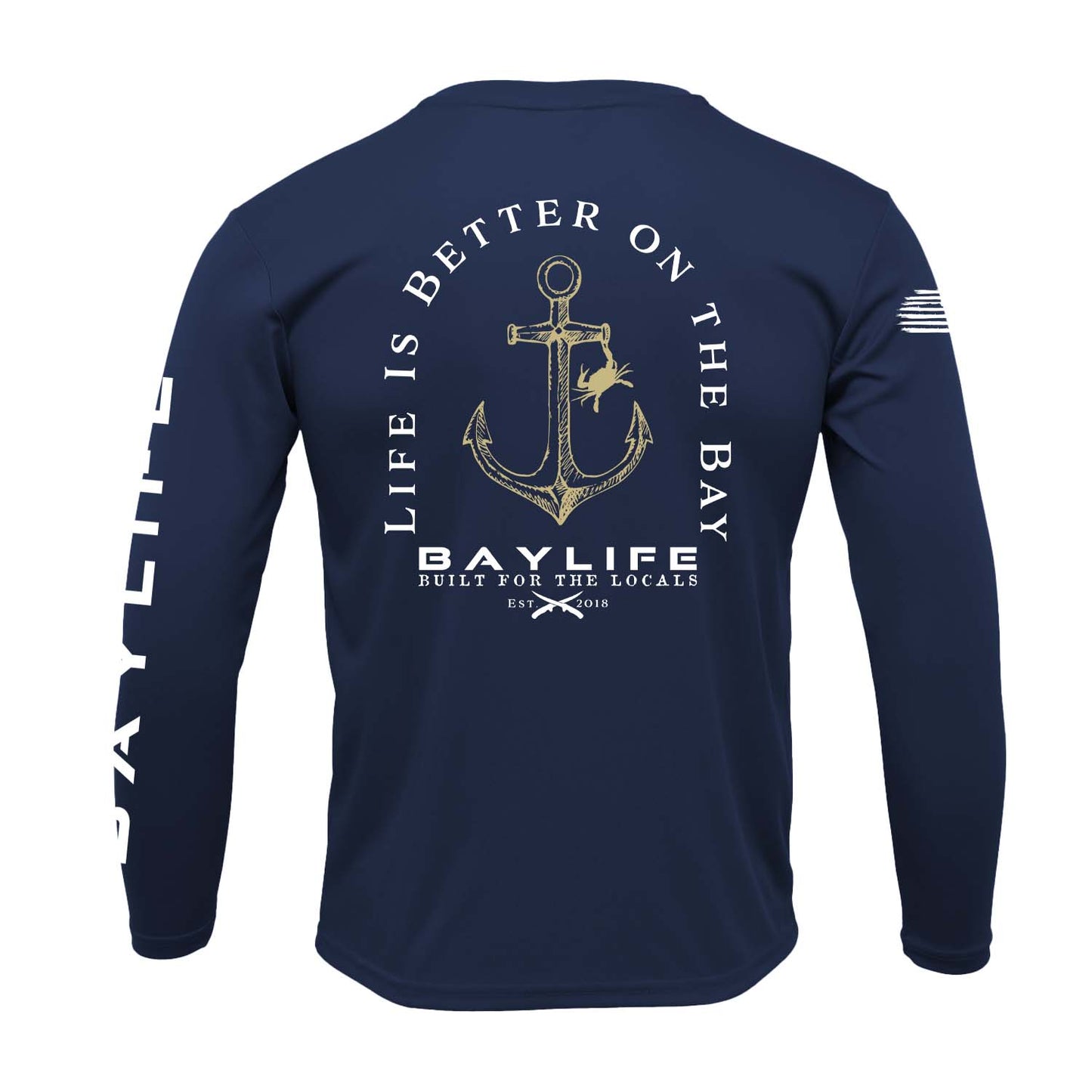 The Annapolis | UPF 50+ Performance Fishing Shirt | Navy