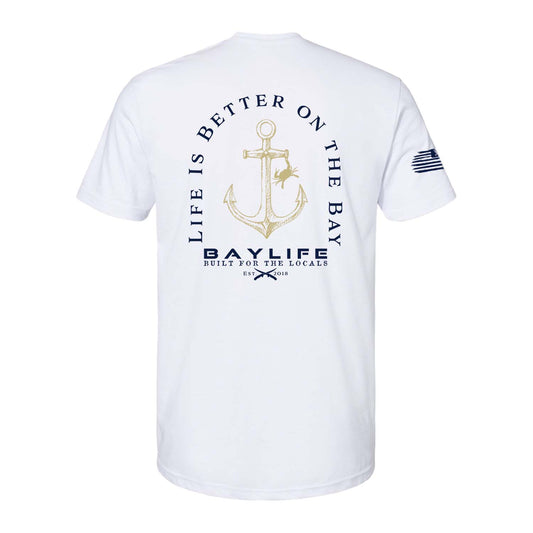 Life is Better on the Bay ultra soft comfy tee shirt by Bay Life Apparel