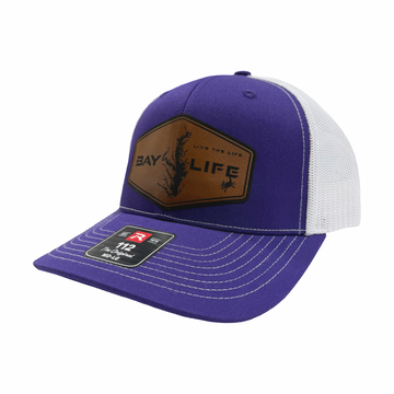 CHESAPEAKE HAT | PURPLE/WHITE