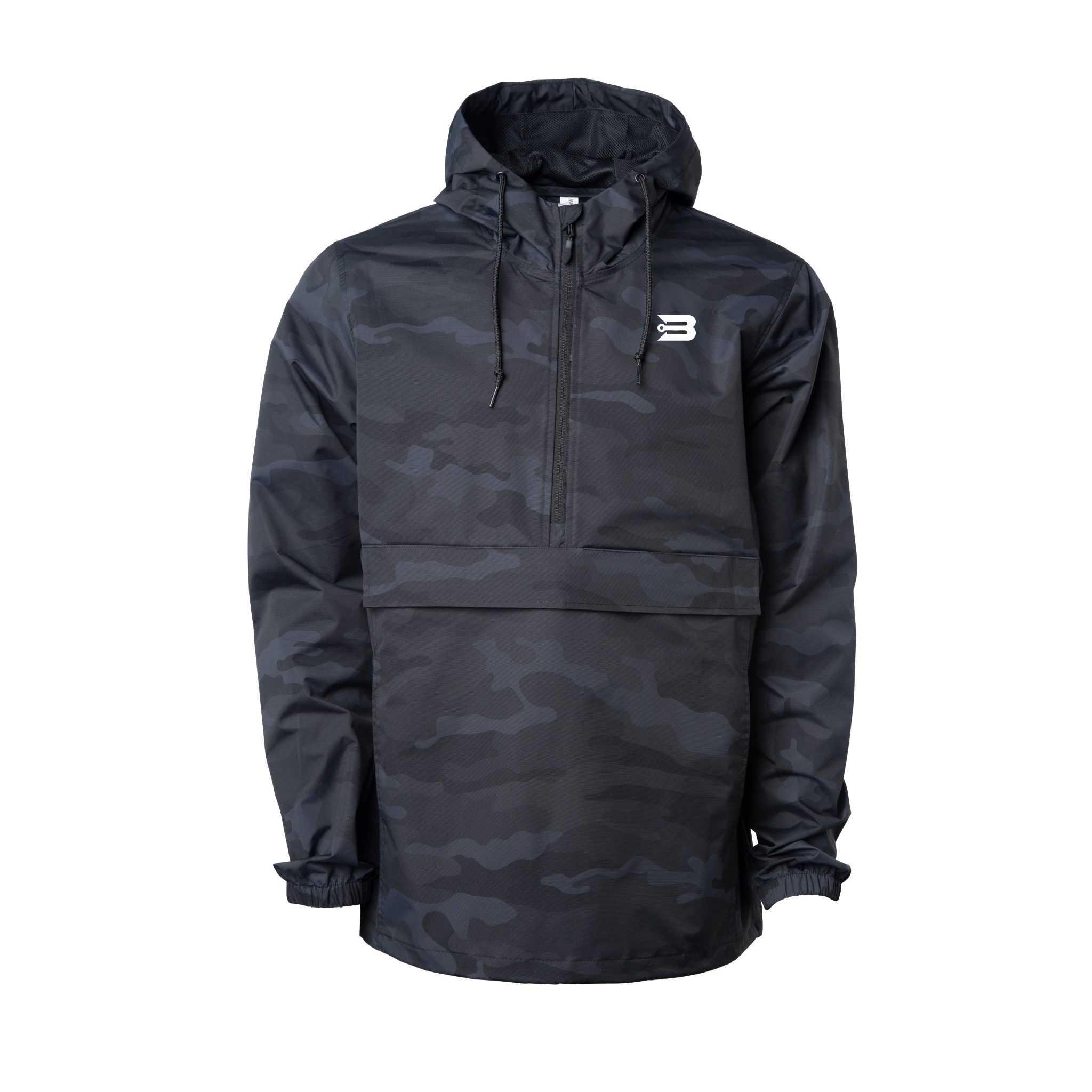 THE SQUALL ANORAK JACKET - BLACK CAMO