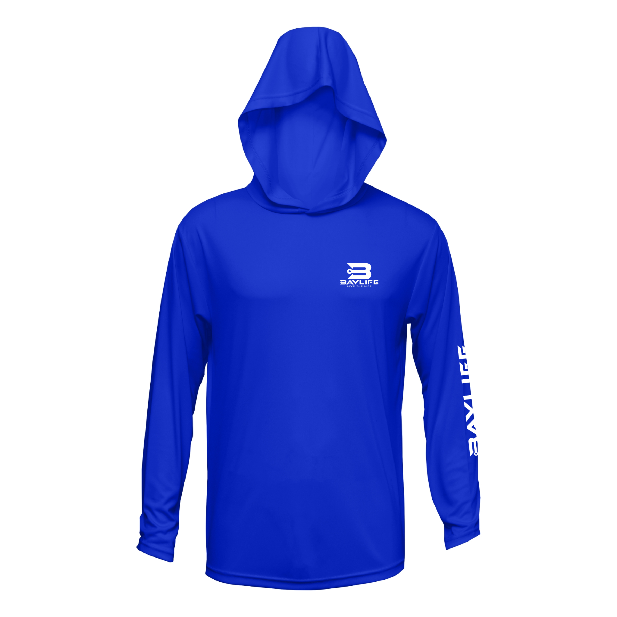 WHITE CAMO MARLIN UPF 50+ PERFORMANCE HOODED SUN SHIRT