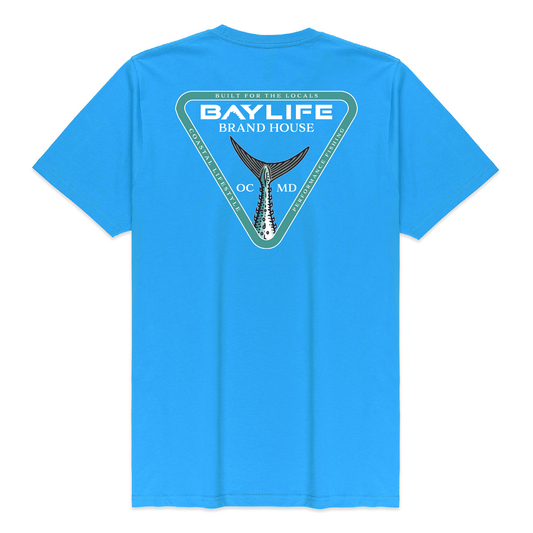 OC BRAND HOUSE FISH TAIL PREMIUM SHORT SLEEVE SHIRT | SAPPHIRE
