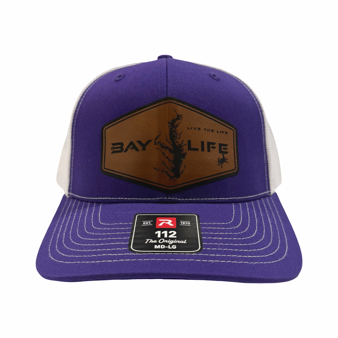 CHESAPEAKE HAT | PURPLE/WHITE