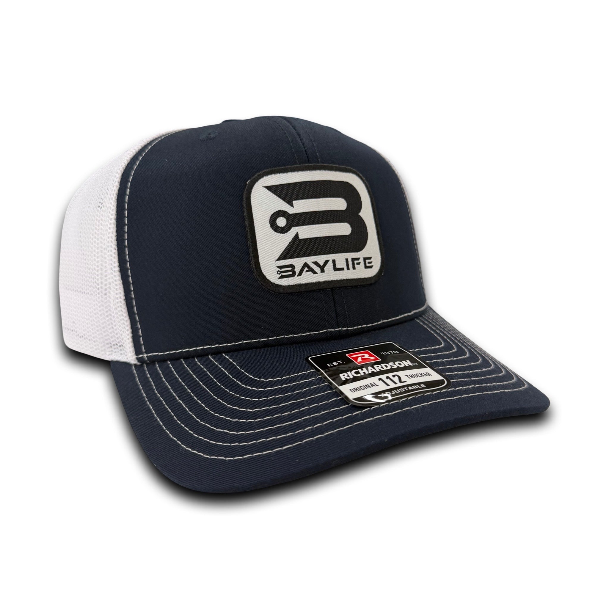 BAYLIFE “B” HAT | NAVY/WHITE