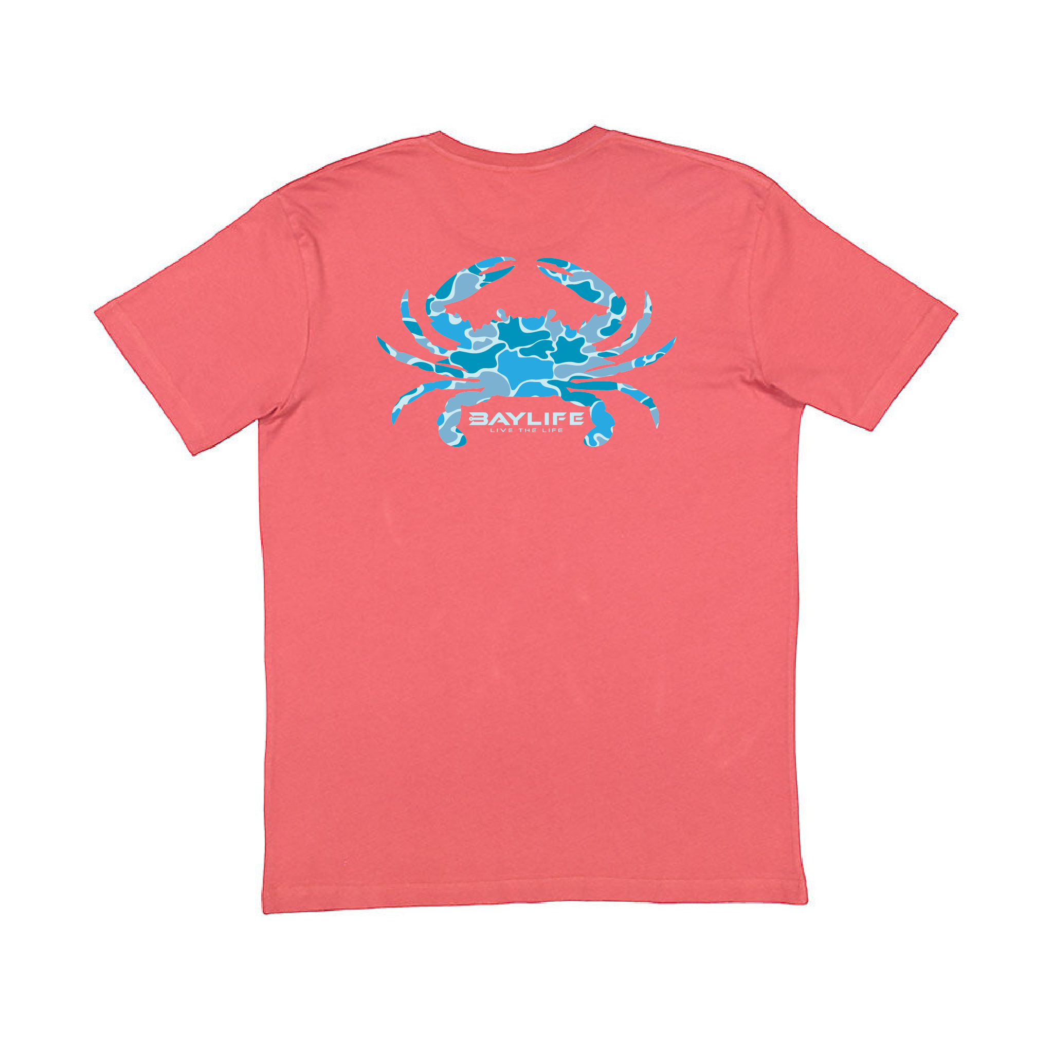 BLUE CRAB CAMO PREMIUM SHORT SLEEVE SHIRT