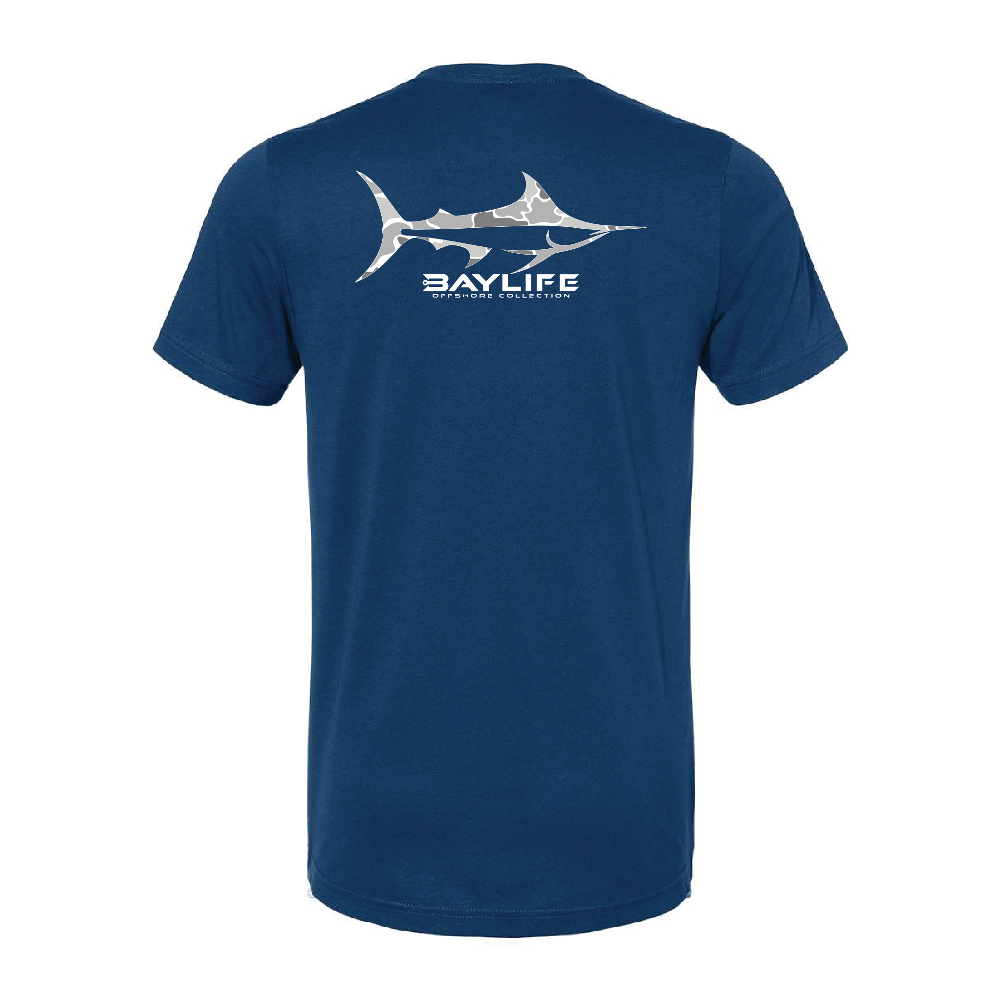WHITE CAMO MARLIN SIGNATURE TEE