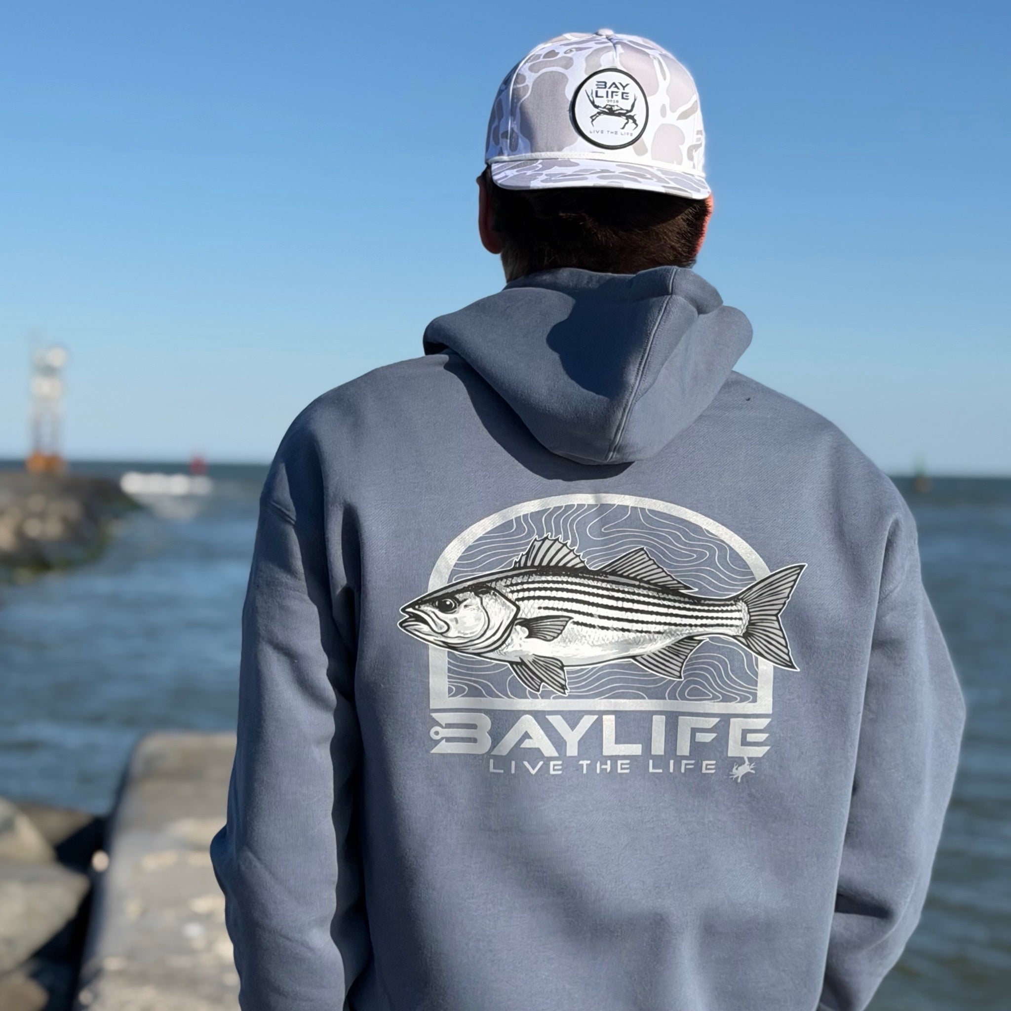 TOPO STRIPER PREMIUM FLEECE HOODIE