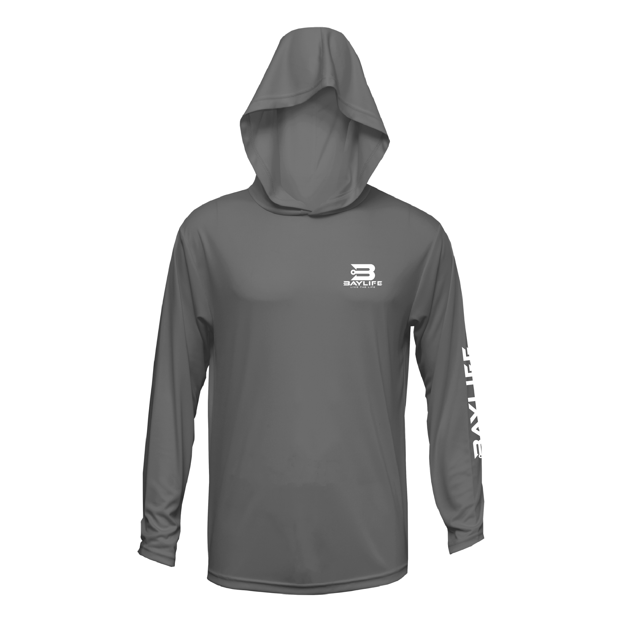 WHITE CAMO MARLIN UPF 50+ PERFORMANCE HOODED SUN SHIRT