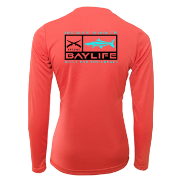 LADIES KIPTOPEKE COBIA PERFORMANCE FISHING LONG SLEEVE SHIRT