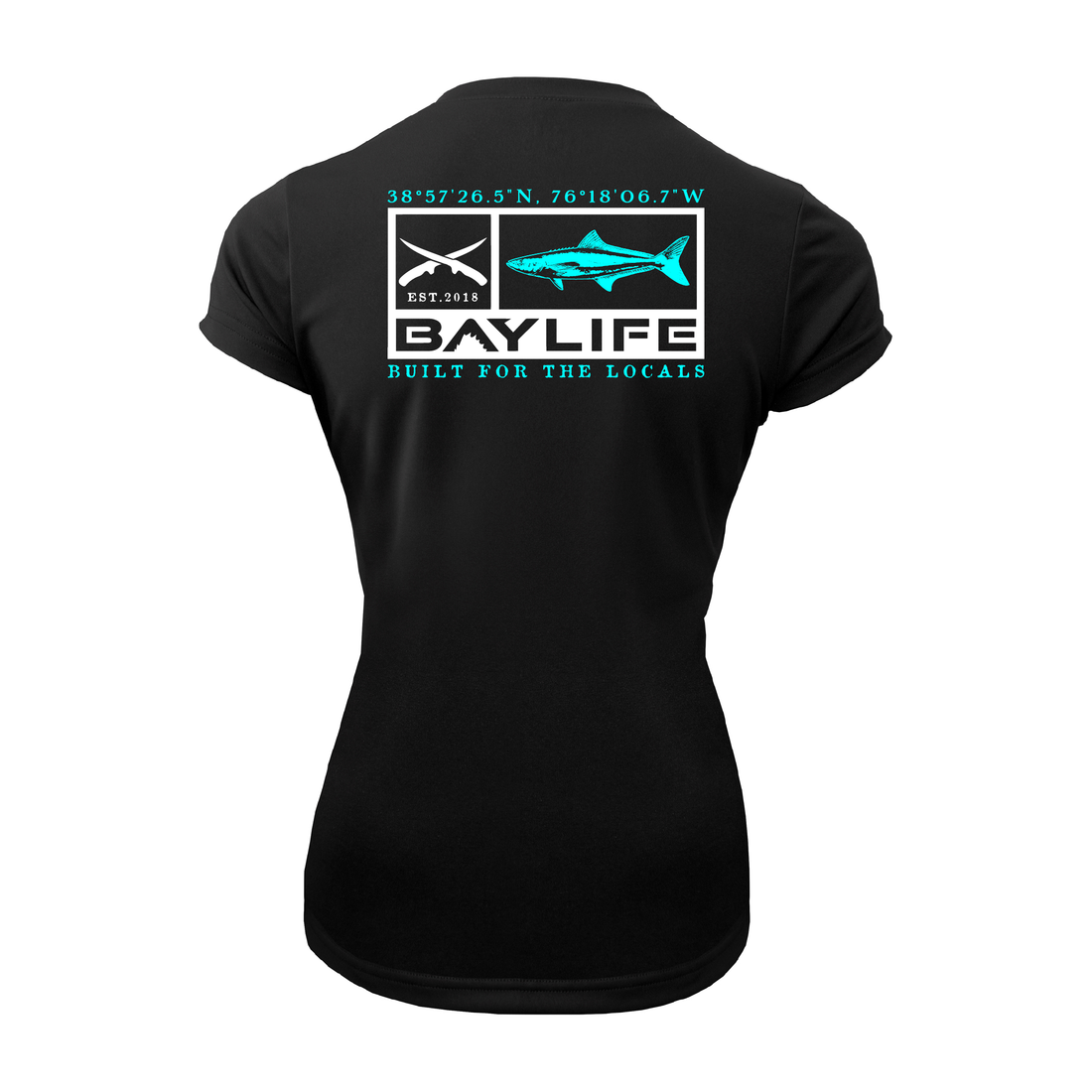 LADIES KIPTOPEKE COBIA PERFORMANCE FISHING SHORT SLEEVE SHIRT