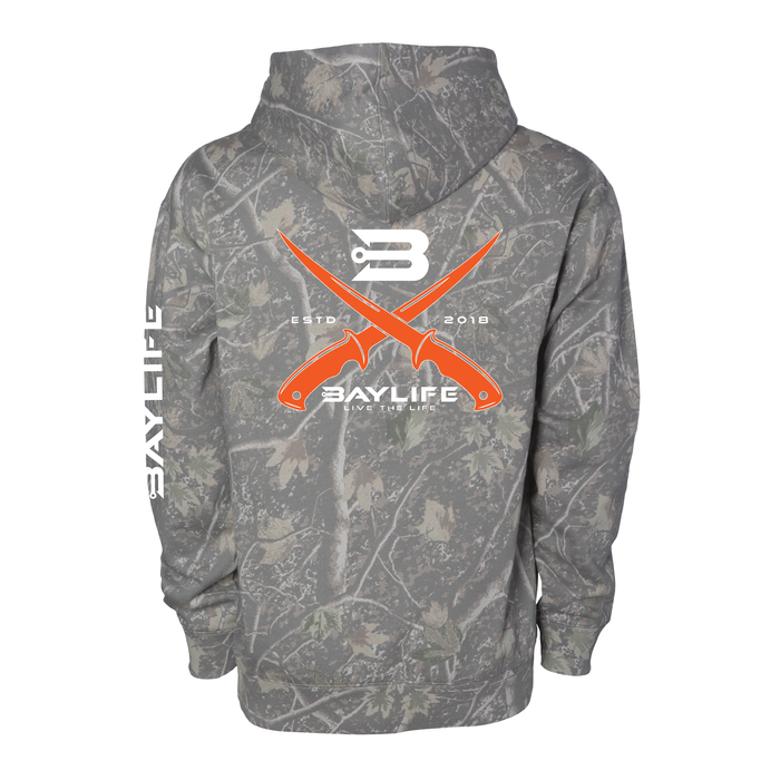 CROSSED BLADES DEADWOOD CAMO FLEECE HOODIE