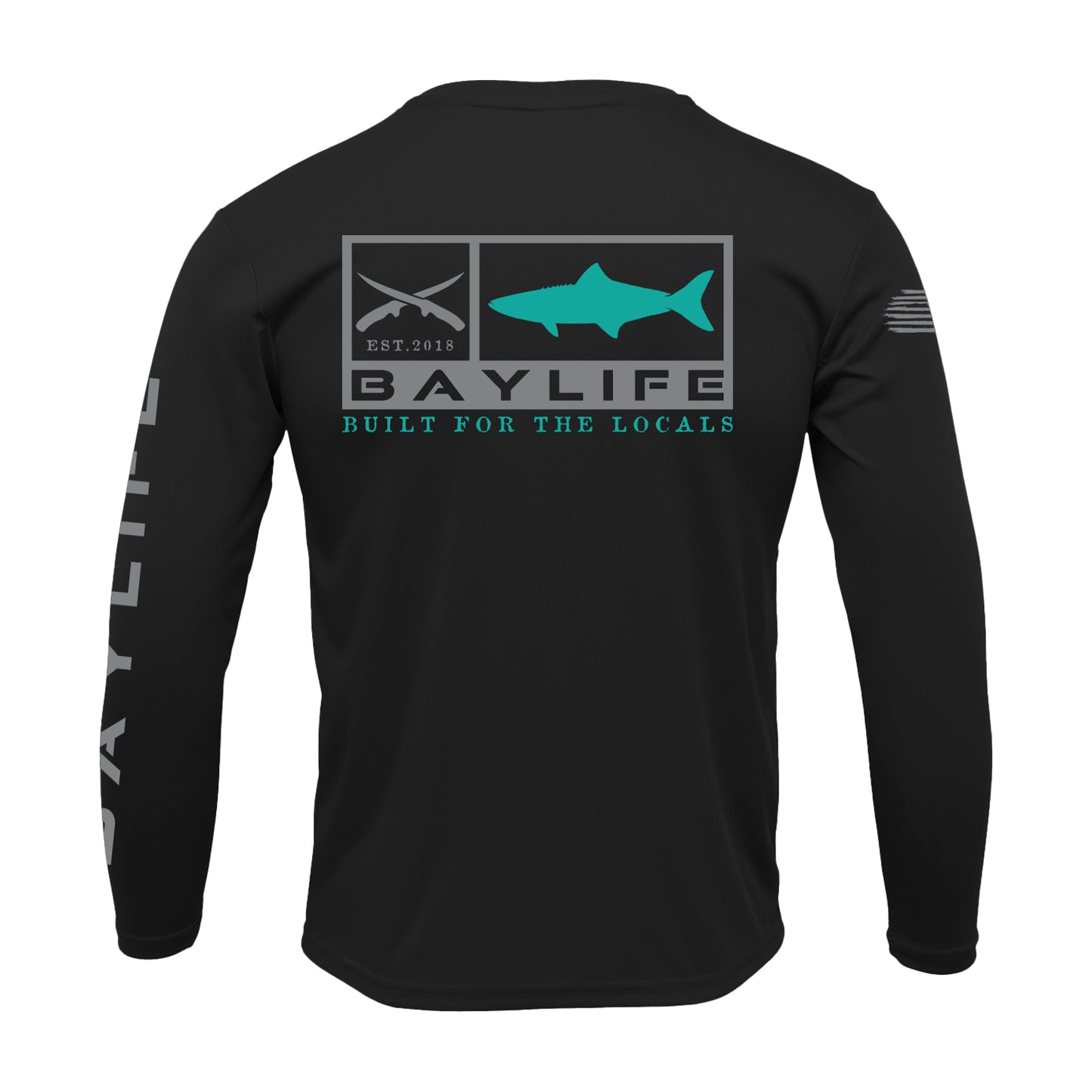 Cobia Locals | Performance Long Sleeve | Black