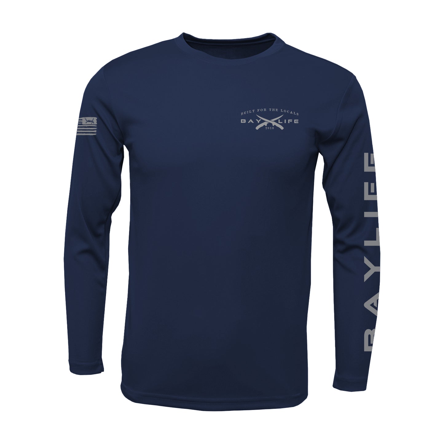 Cobia Locals | Performance Long Sleeve | Navy