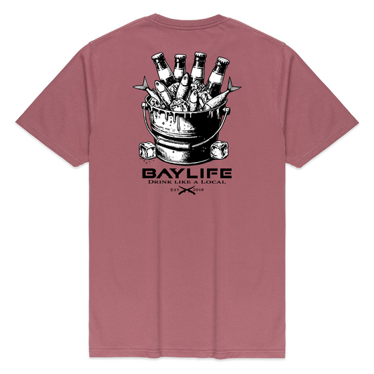 DRINK LIKE A LOCAL PREMIUM SHORT SLEEVE SHIRT | DUSTY ROSE