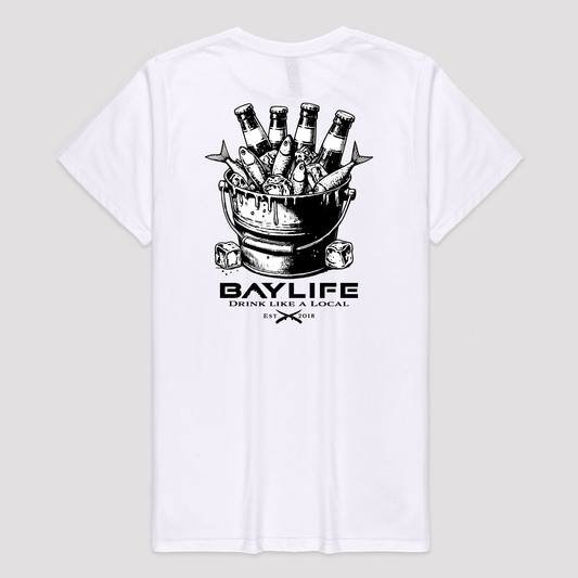 DRINK LIKE A LOCAL PREMIUM SHORT SLEEVE SHIRT | WHITE