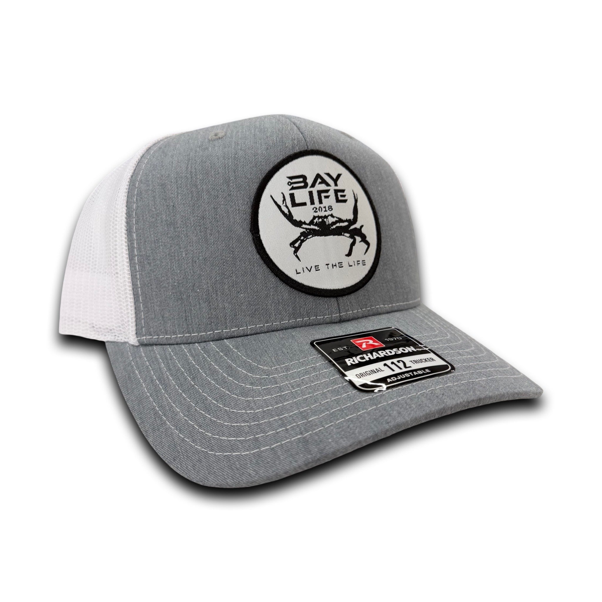 BAYLIFE CRAB HAT | HEATHER GREY/WHITE