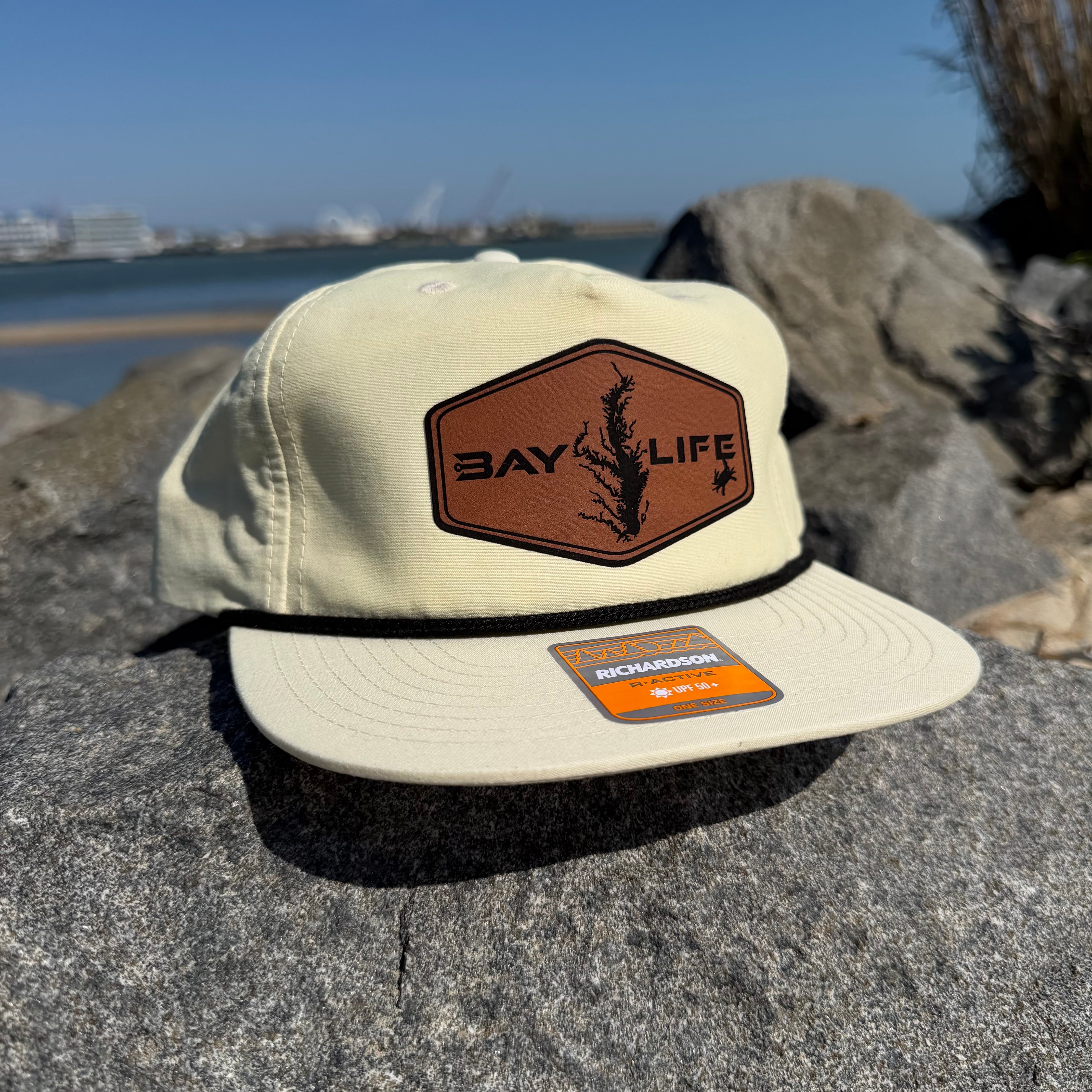 GRAMPS CHESAPEAKE HAT | BISCUIT/BLACK ROPE