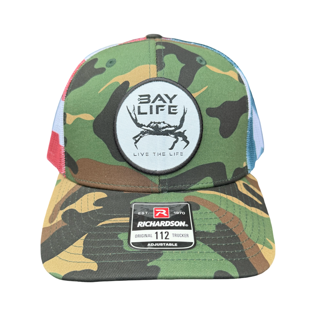 CRAB HAT | ARMY CAMO/USA FLAG