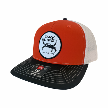 CRAB HAT | ORANGE/BLACK/WHITE
