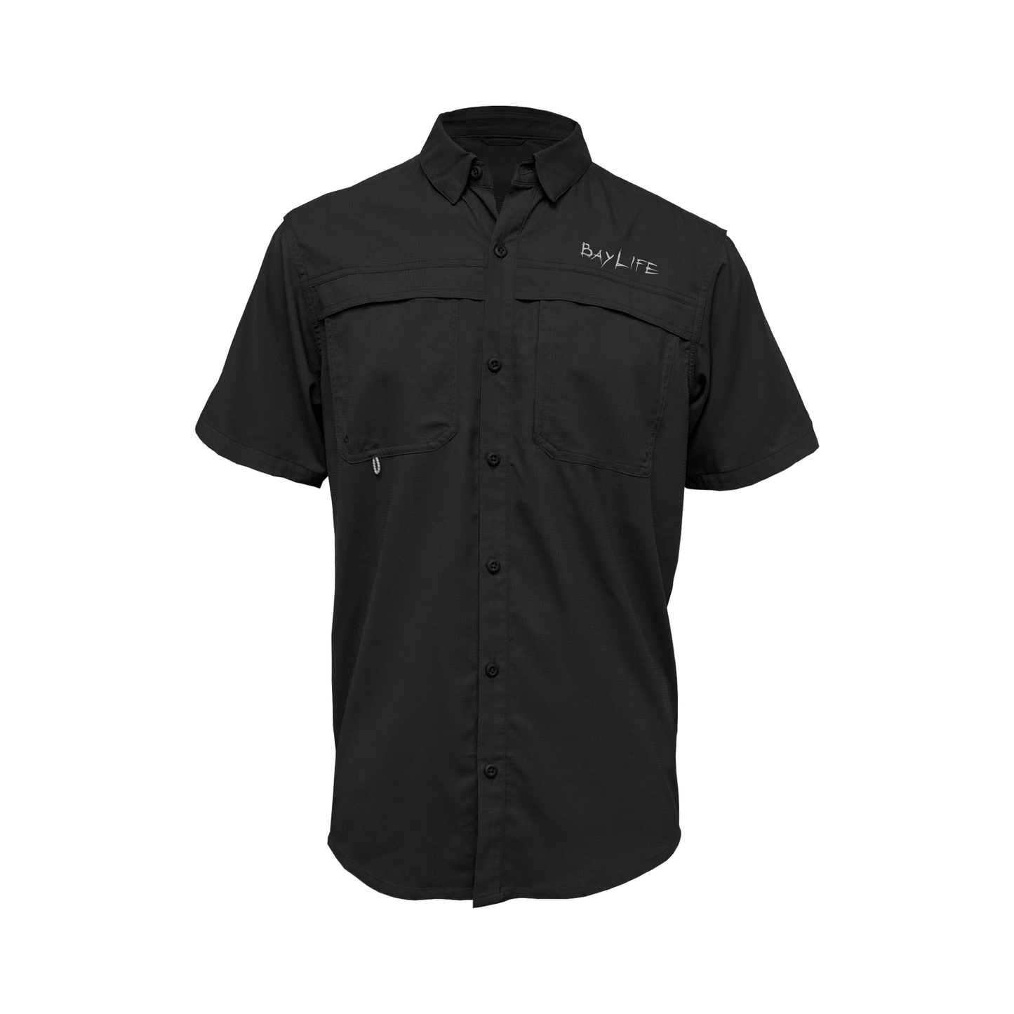 Ultimate Angler | Short Sleeve Button Up | Black