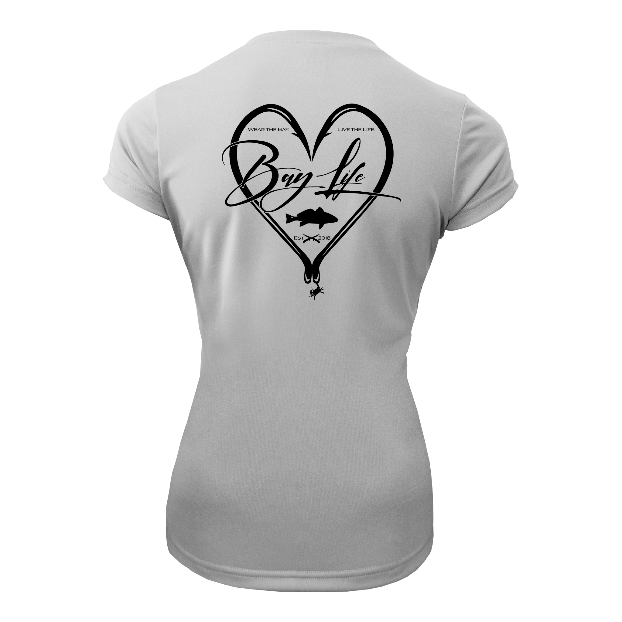 HOOK & HEART LADIES PERFORMANCE FISHING SHORT SLEEVE SHIRT