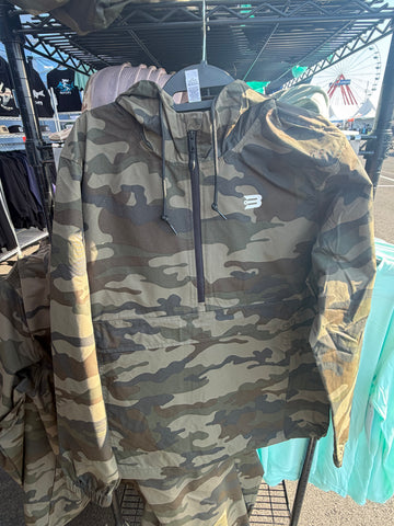 THE SQUALL ANORAK JACKET - FOREST CAMO