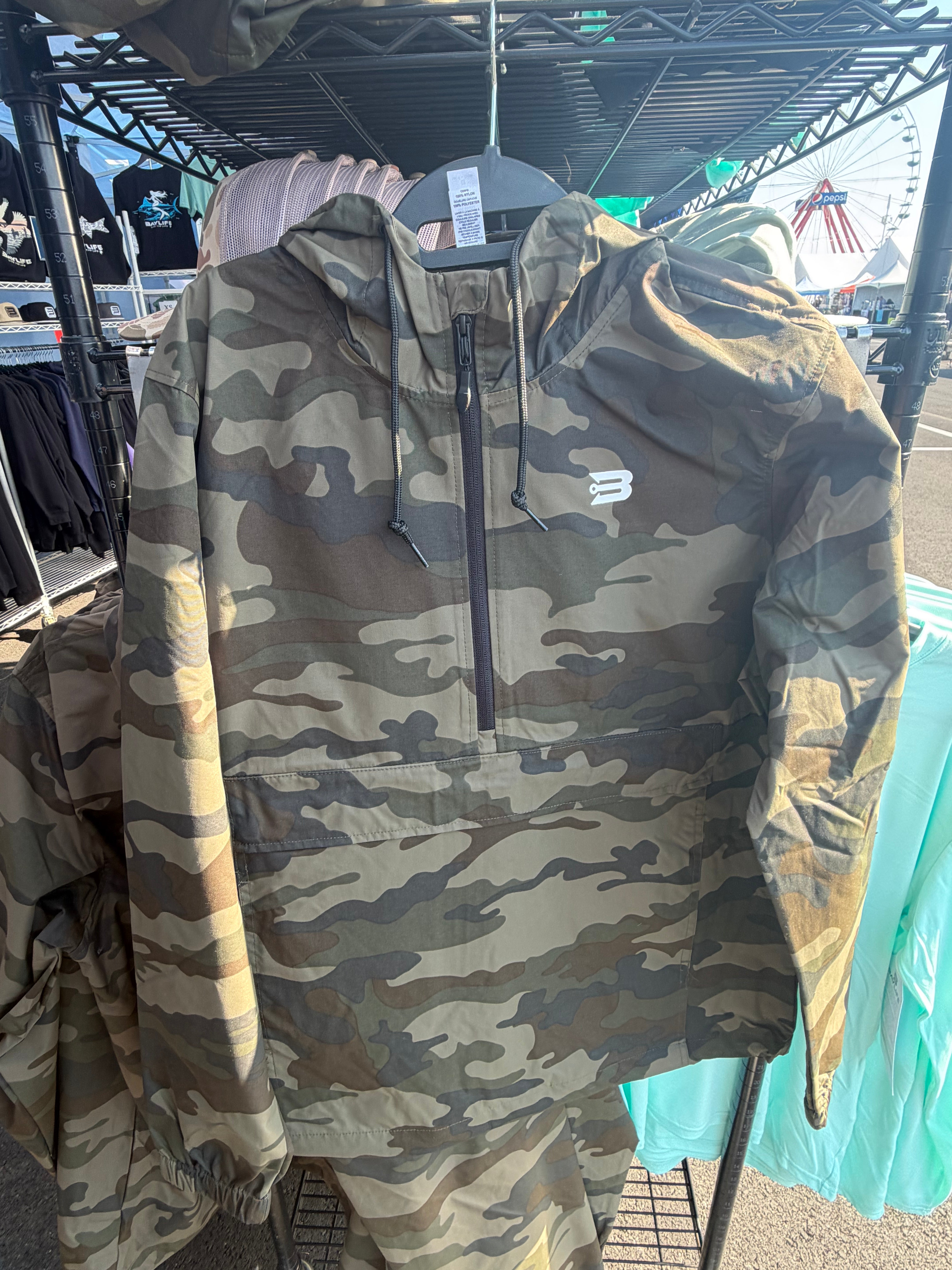 THE SQUALL ANORAK JACKET - FOREST CAMO