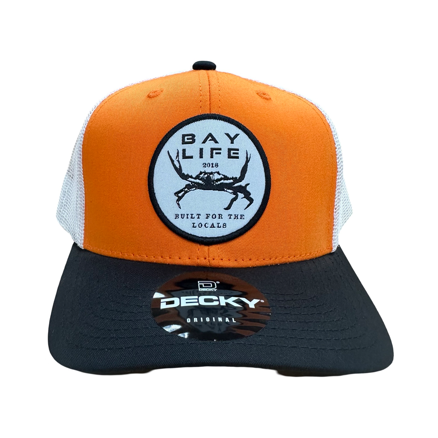 Locals Crab | Orioles Orange/White Mesh/Black Hat - Decky